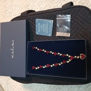 Dozen Rose's Drop Necklace by The Danbury Mint.